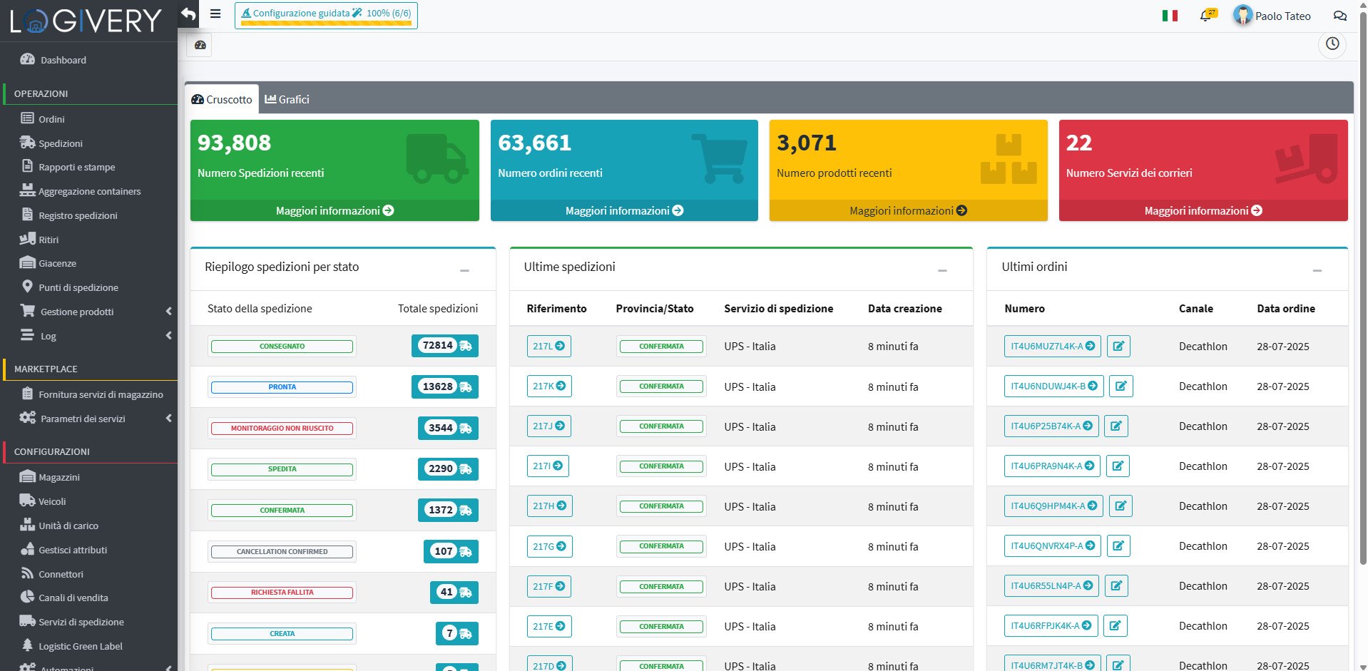 Logivery - Screenshot